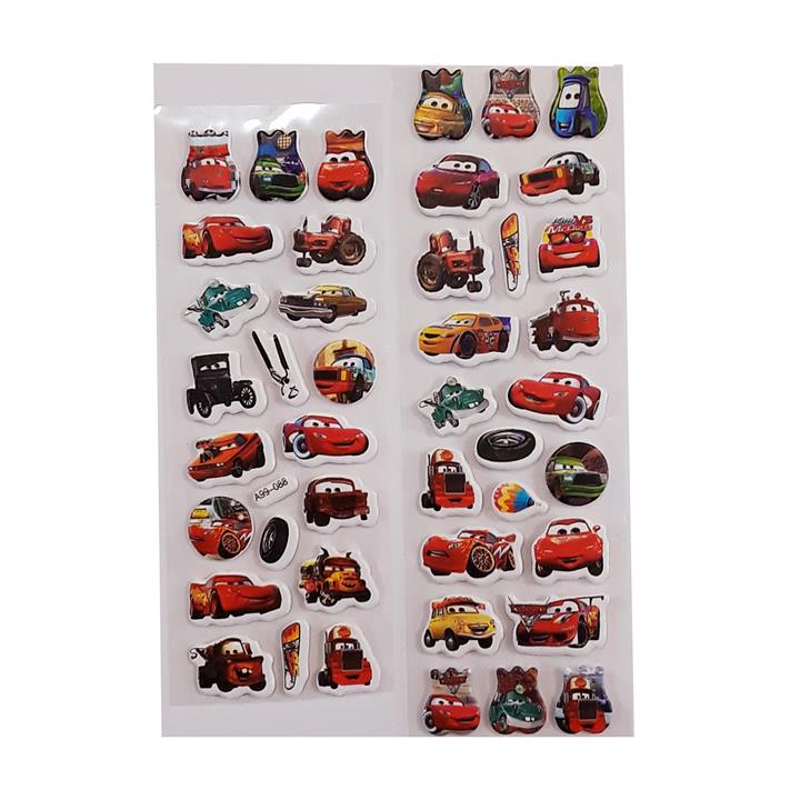 استیکر کودک مدل مک کویین کد 2548
